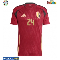 Belgien Amadou Onana #24 Heimtrikot EM 2024 Kurzarm